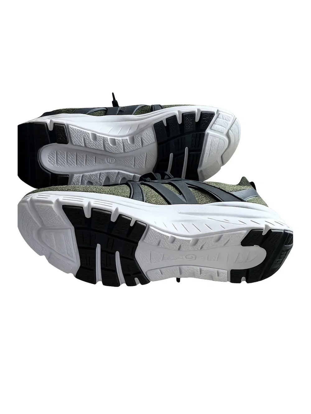Avia Men's Athletic Sneakers Green Knit with Black Accents Size 9